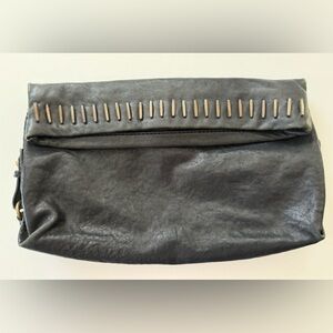 1937 • Black Leather Clutch